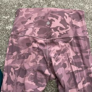 Lululemon pink align Camo